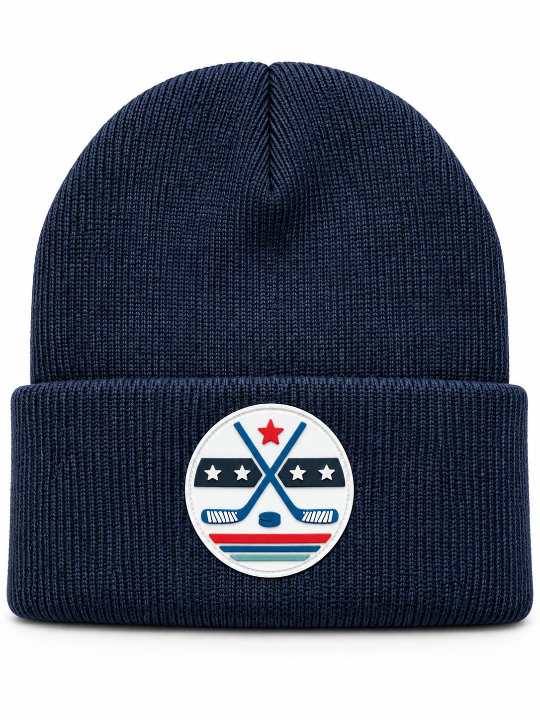 Hockey Stars & Sticks Winter Beanie