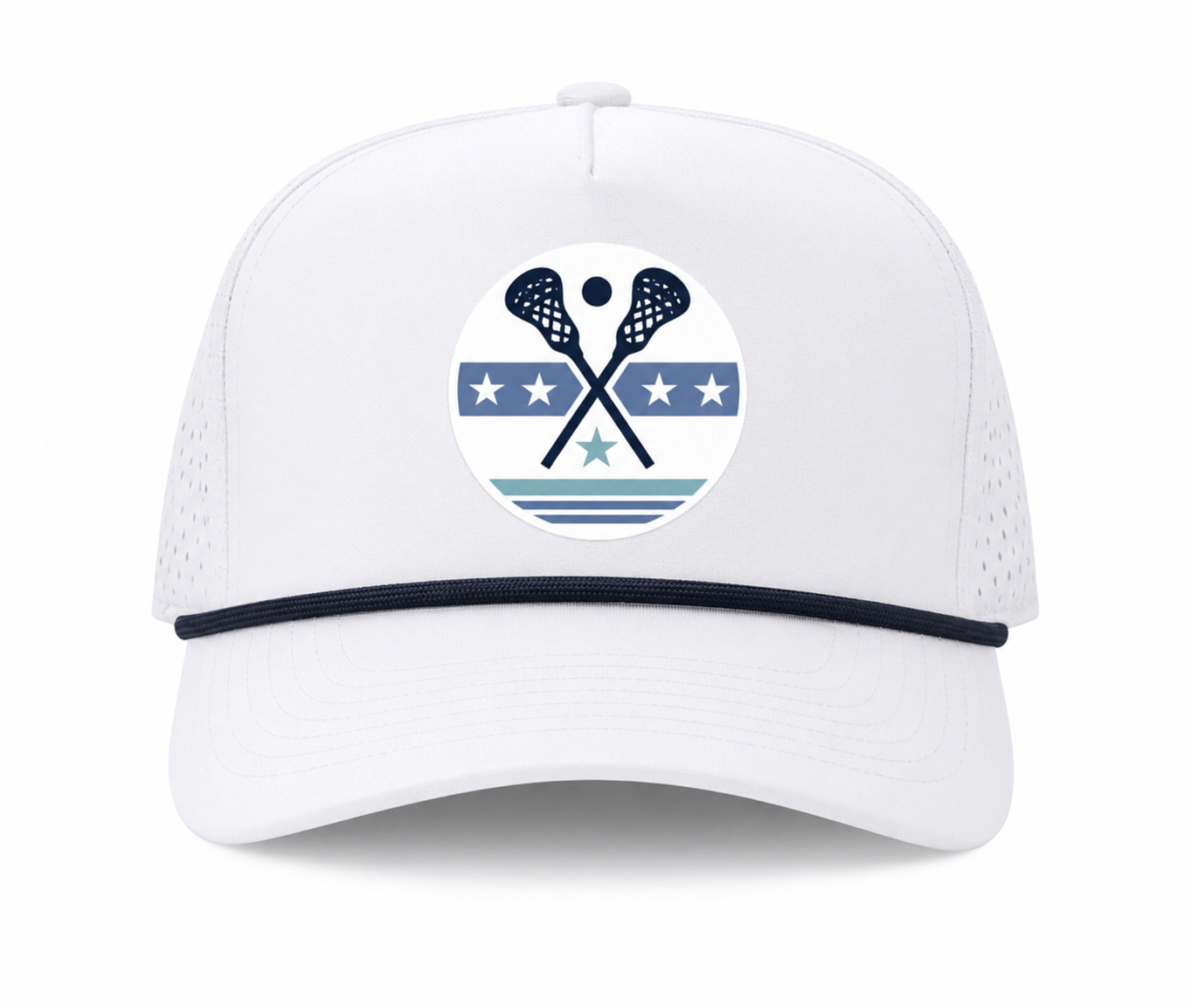 Lax Stars & Sticks / White