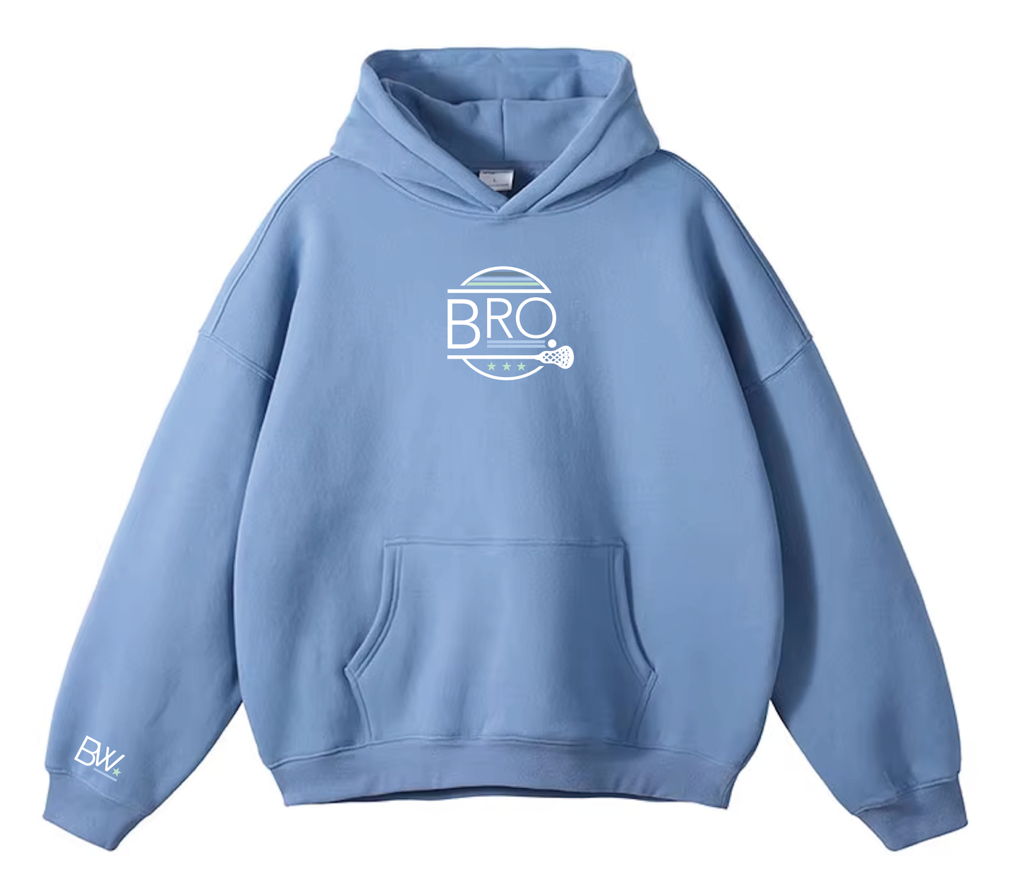 PREORDER - Lax Bro Hoodie / Light Blue
