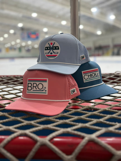 Hockey Stars & Sticks / Baby Blue