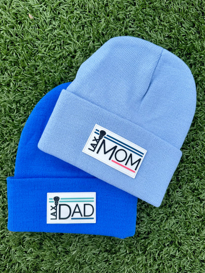 Lacrosse Mom Winter Beanie / Blue