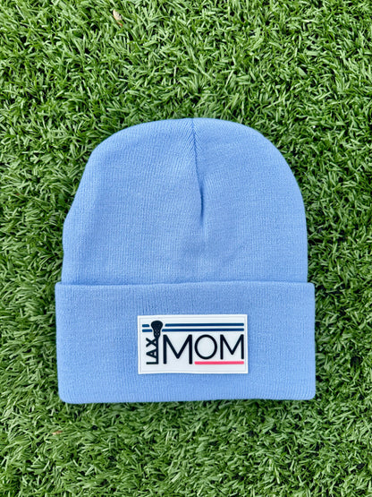 Lacrosse Mom Winter Beanie / Blue