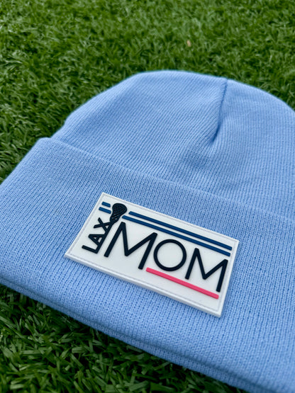 Lacrosse Mom Winter Beanie / Blue