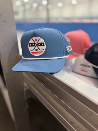 Hockey Stars & Sticks / Blue