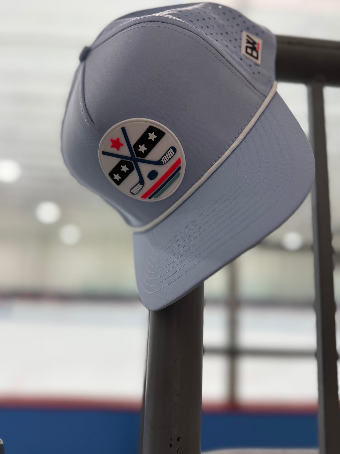 Hockey Stars & Sticks / Baby Blue