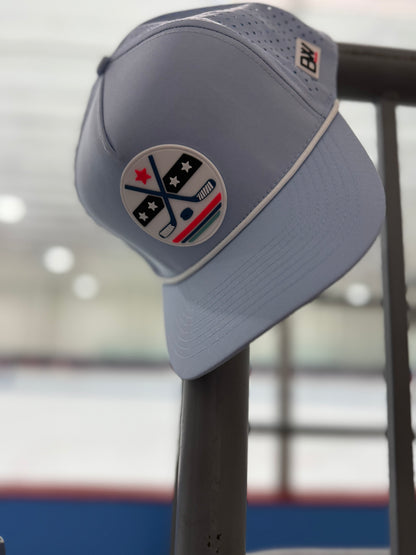 Hockey Stars & Sticks / Baby Blue