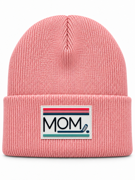 Hockey Mom Winter Beanie / Pink