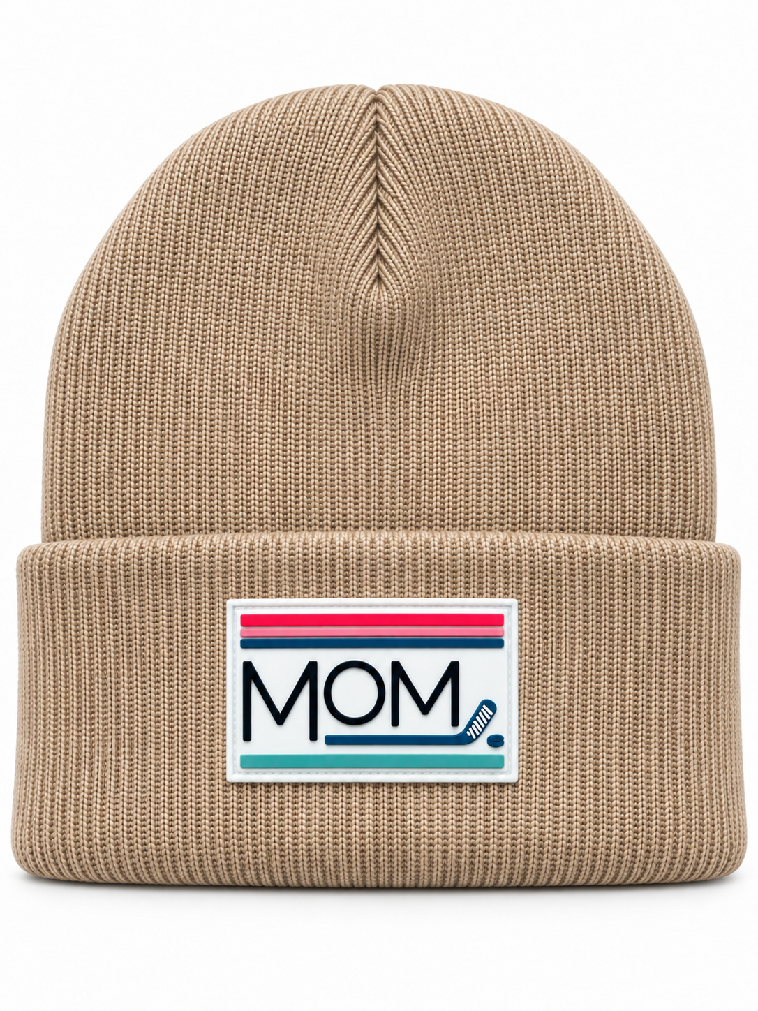 Hockey Mom Winter Beanie / Tan