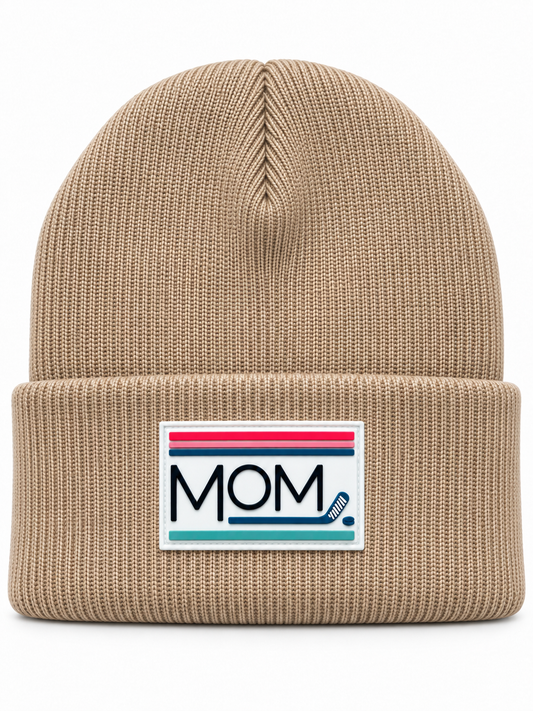 Hockey Mom Winter Beanie / Tan
