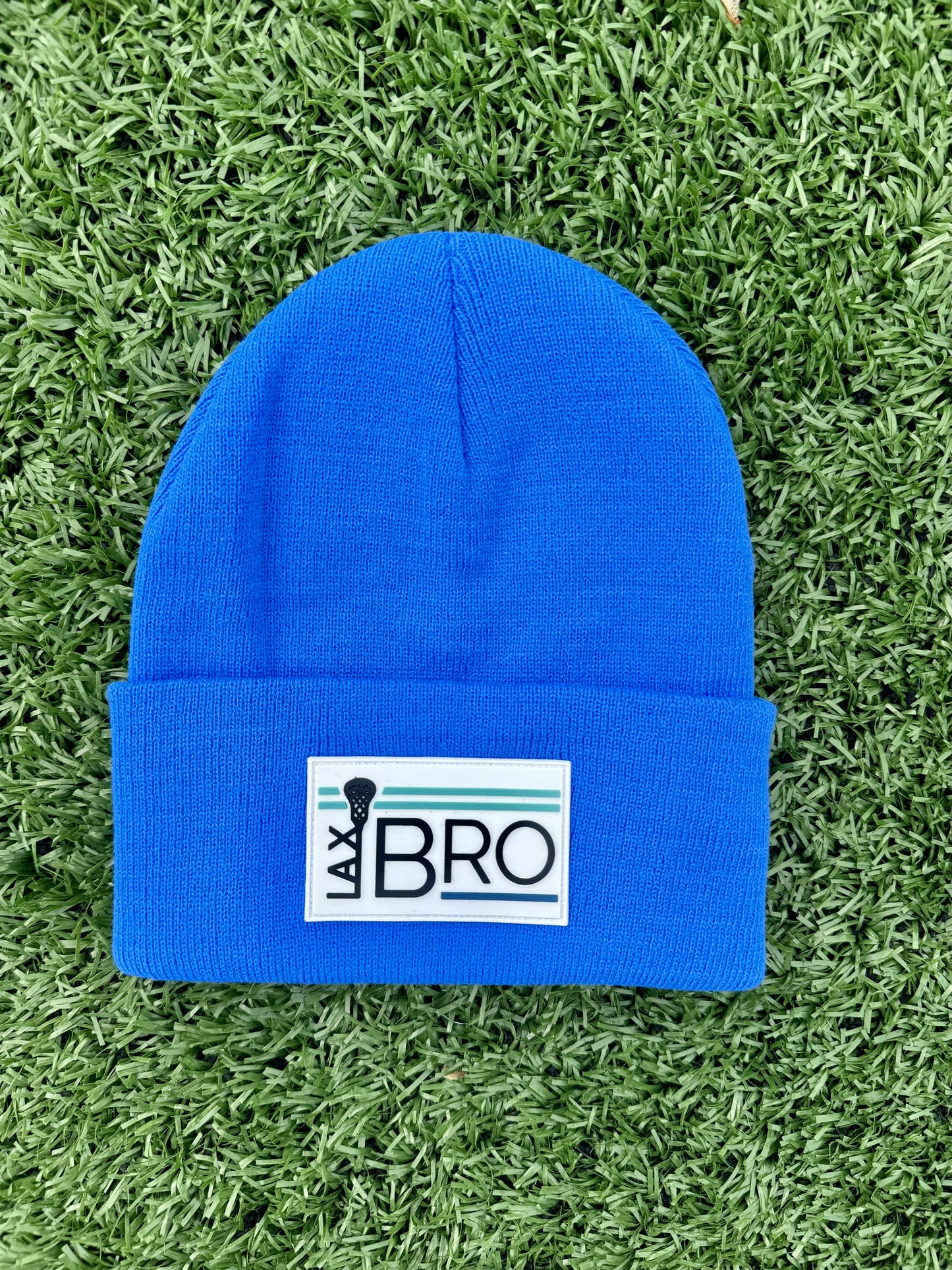 Lacrosse Bro Winter Beanie / Bright Blue