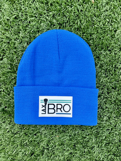 Lacrosse Bro Winter Beanie / Bright Blue