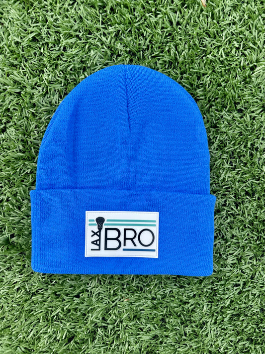 Lacrosse Bro Winter Beanie / Bright Blue