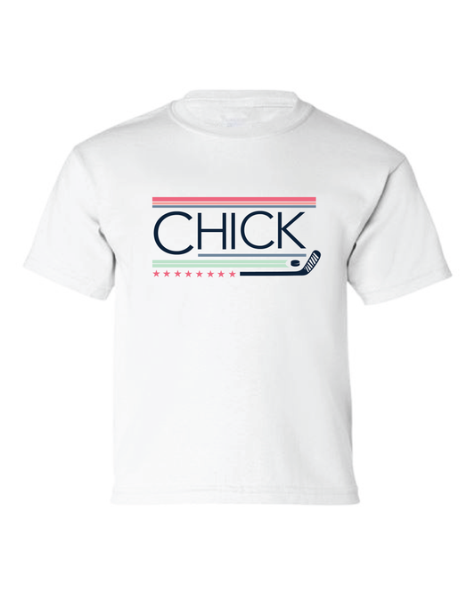 Hockey Chick Shirt / White