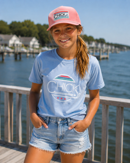 Hockey Chick Shirt / Baby Blue
