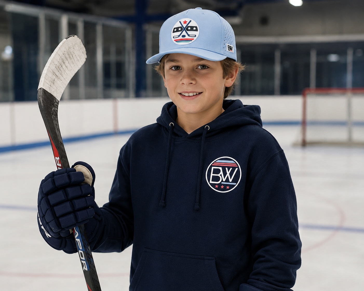 Hockey USA Hoodie / Navy
