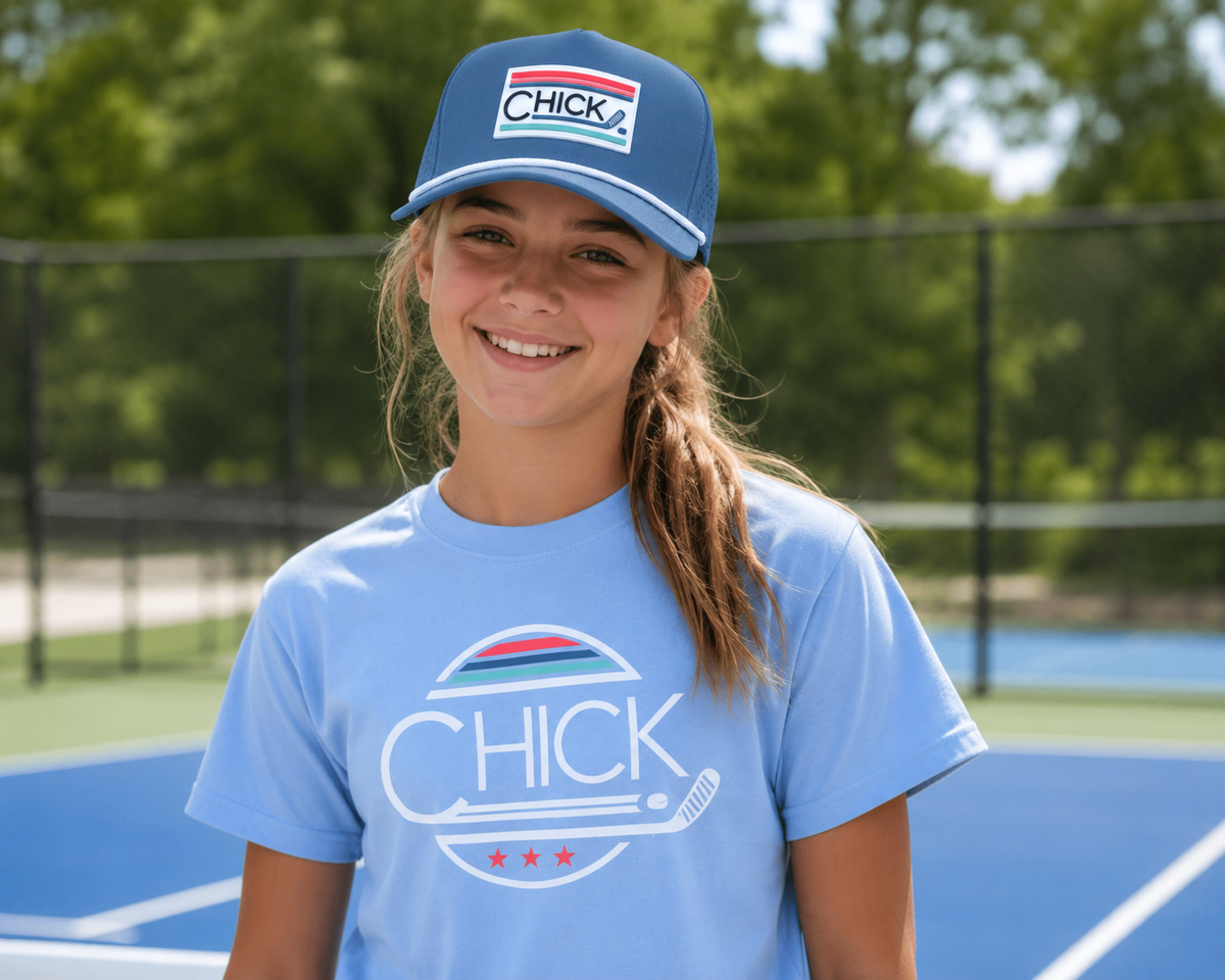 Hockey Chick / Blue