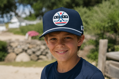 Hockey Stars & Sticks / Navy