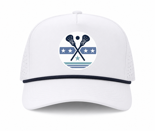 Lax Stars & Sticks / White