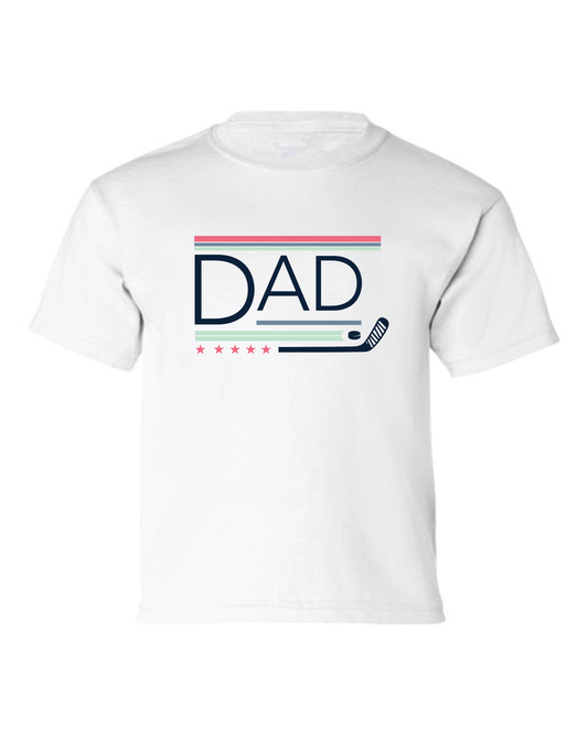 Hockey Dad Shirt / White