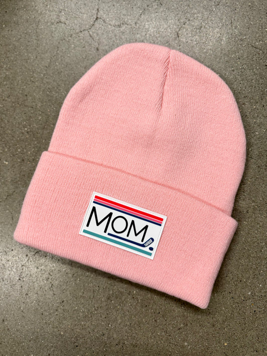 Hockey Mom Winter Beanie / Pink