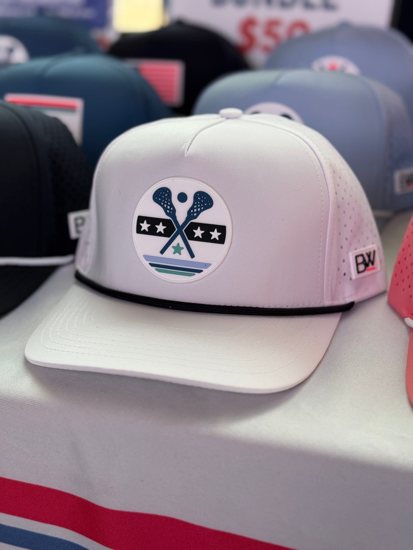 Lax Stars & Sticks / White