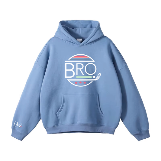 Hockey Bro Hoodie / Blue