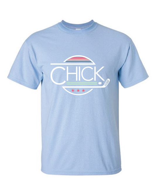 Hockey Chick Shirt / Baby Blue