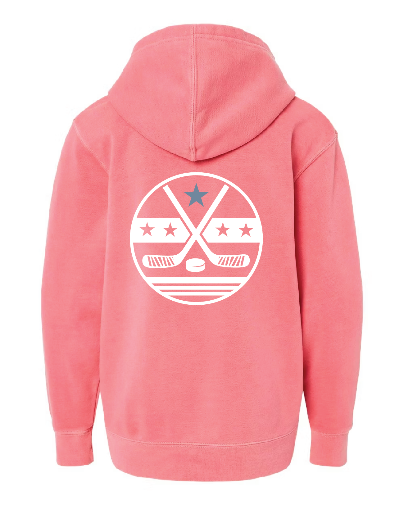 Hockey Stars & Sticks Hoodie / Pink