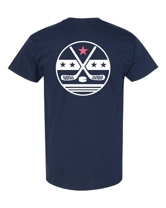 Hockey Stars & Sticks Shirt / Navy