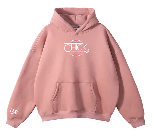 PREORDER - Hockey Chick Hoodie / Pink