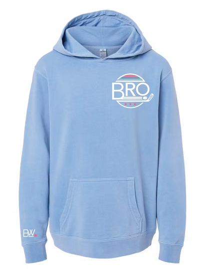Hockey Bro Hoodie / Blue