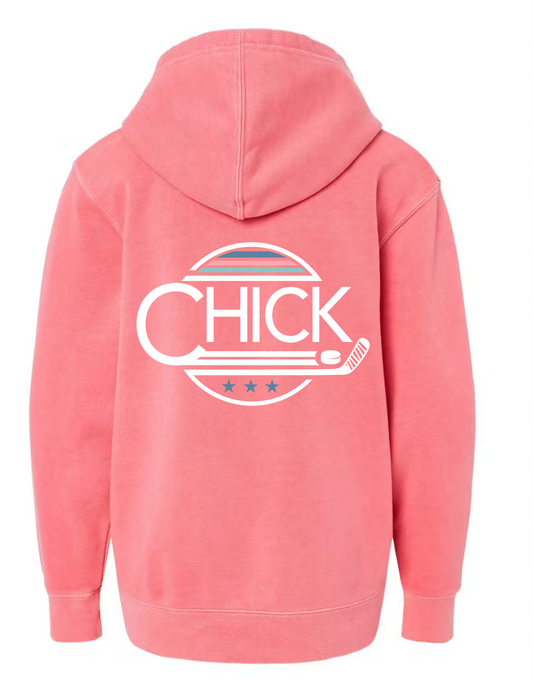 Hockey Chick Hoodie / Pink