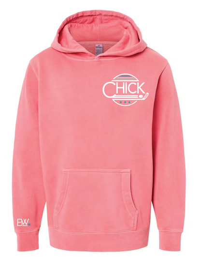 Hockey Chick Hoodie / Pink