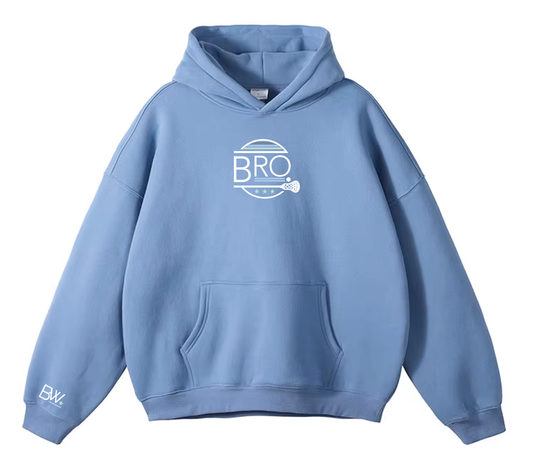 PREORDER - Lax Bro Hoodie / Light Blue