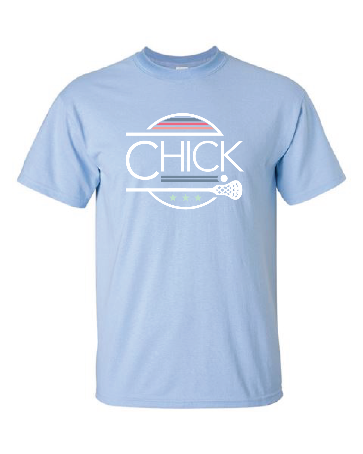 Lax Chick Shirt / Baby Blue