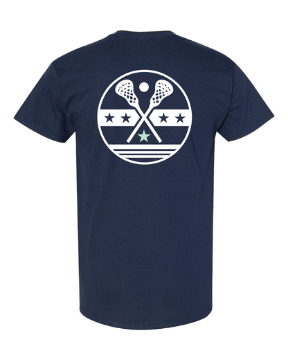 Lacrosse Stars & Sticks Shirt / Navy