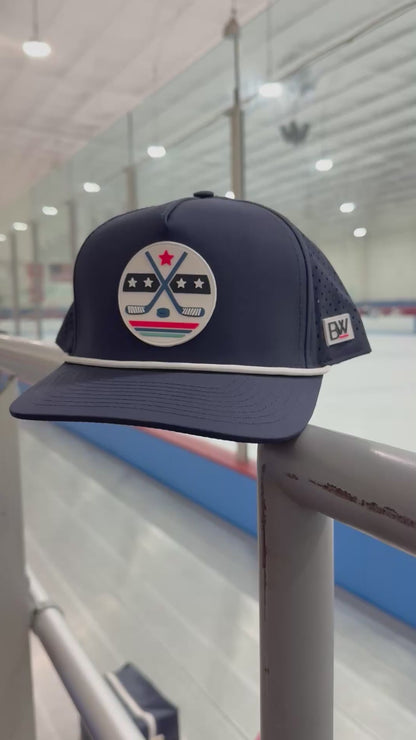 Hockey Stars & Sticks / Navy