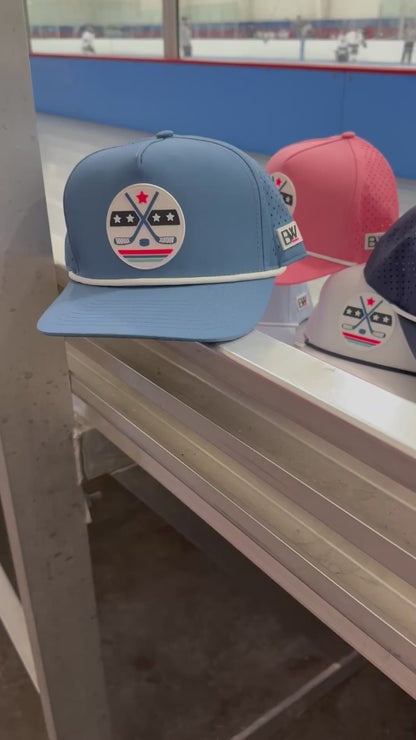 Hockey Stars & Sticks / Blue