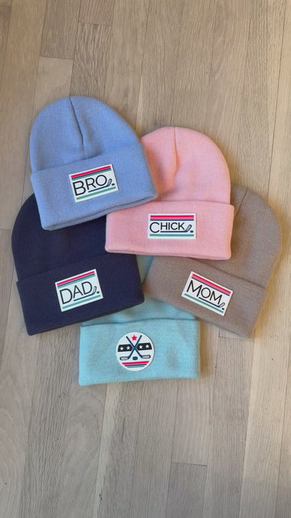 NEW! Hockey Stars & Sticks Winter Beanie