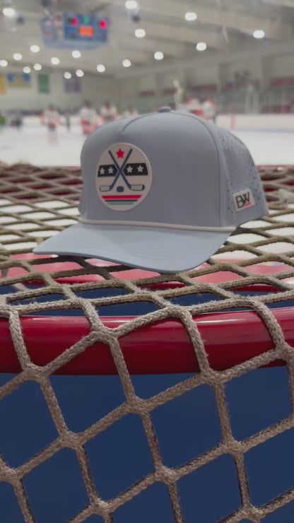 Hockey Stars & Sticks / Baby Blue